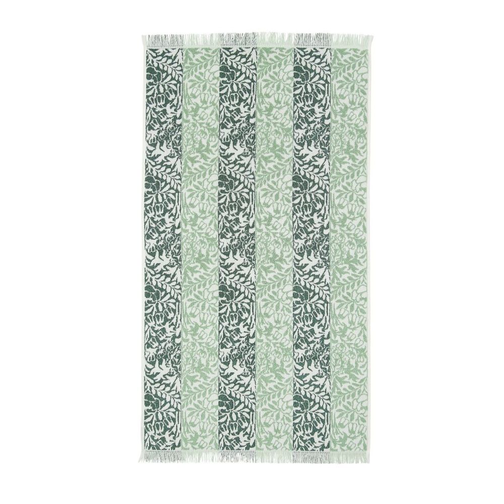 William Morris at Home Rose Stripe Sage Towel